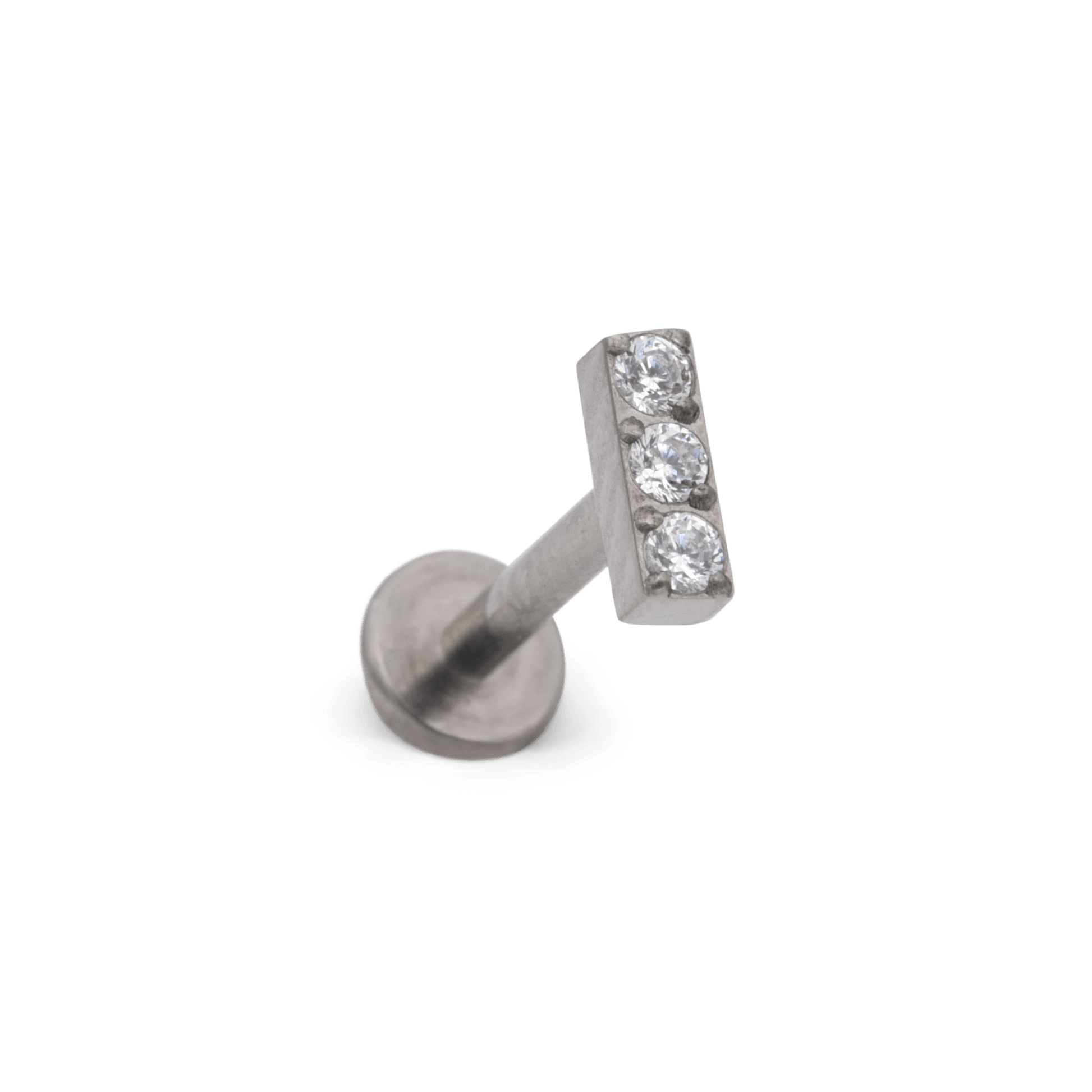 Baguette 3 Strass Titane F136 - Scary Needles