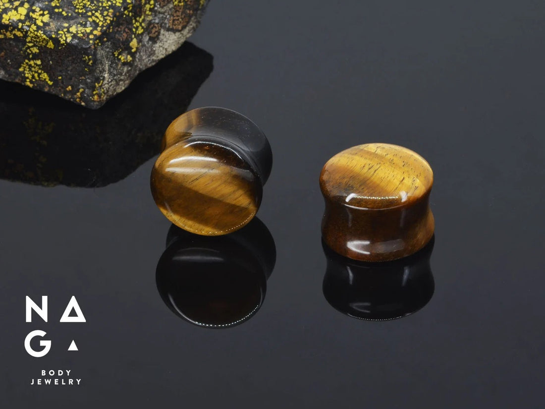 Stone Plug TIGER EYE - Scary Needles