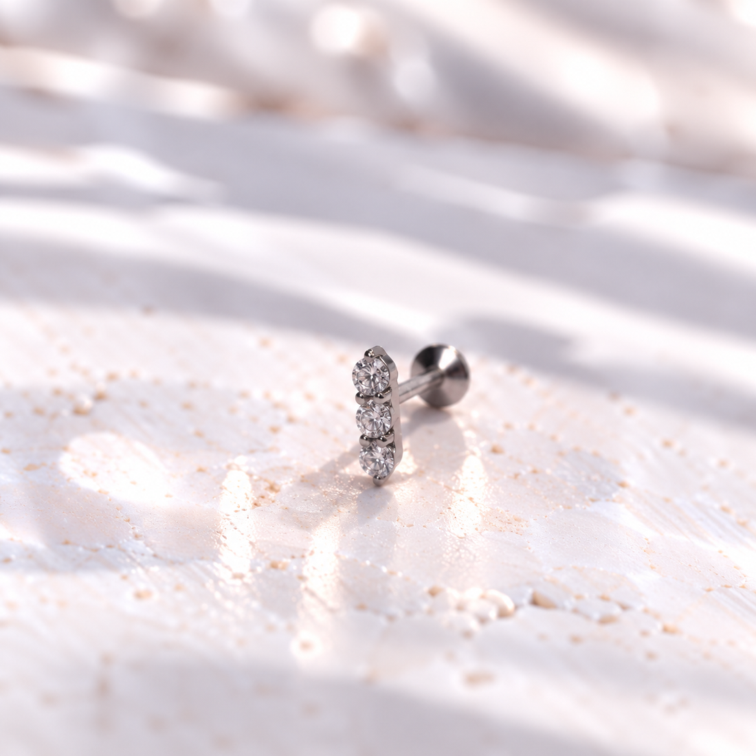 Barrette 3 Strass