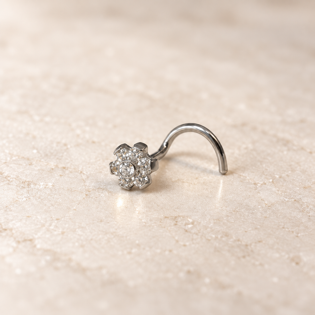 Stud Strass Flower