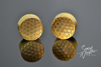 Géometric Gold Plug By NAGA